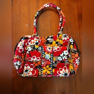 EUC Vera Bradley Quilted Houndstooth Fall colors Handbag